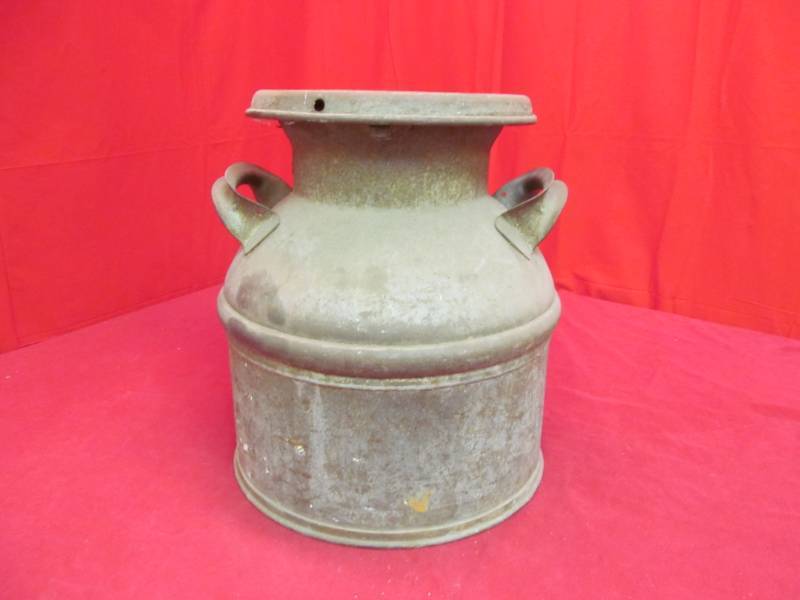 lot 10 image: vintage milk can