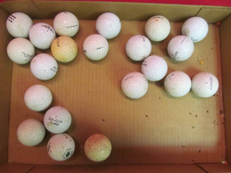 lot 12 image: golf balls