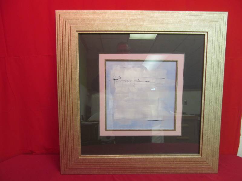 lot 33 image: abstract art print