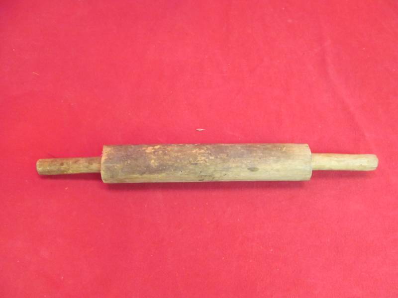 lot 45 image: primitive rolling pin