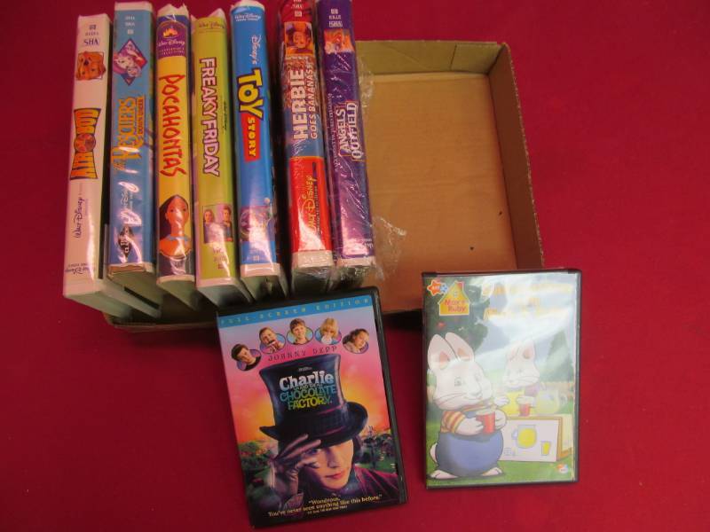lot 68 image: VHS,DVD movies
