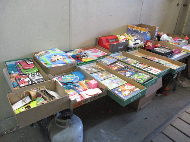 Toys and DVDs