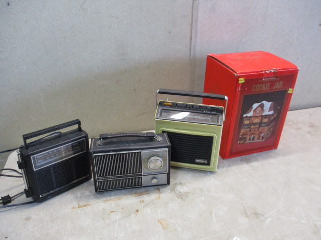Antique Radios and New Cookie Jar