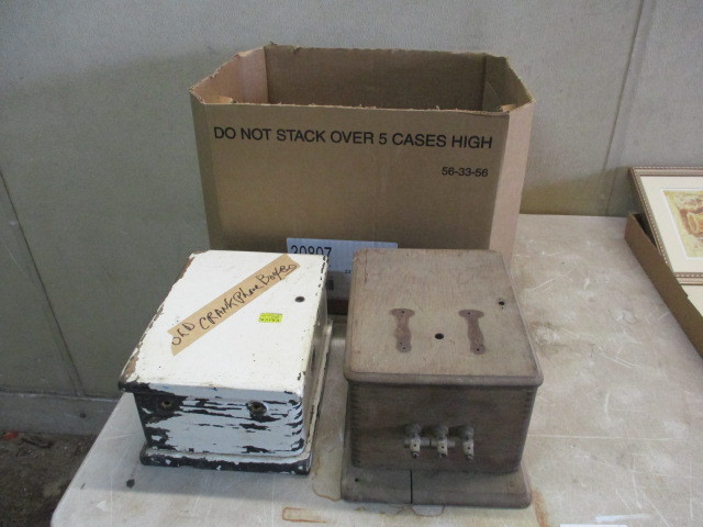 Vintage Crank Phone Boxes