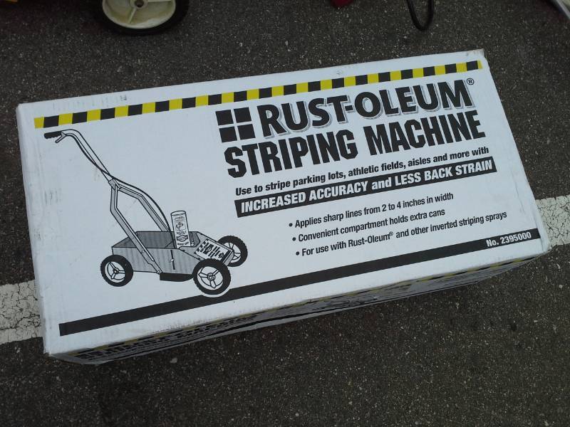 lot 996 image: Rust-oleum Stripe It Striping Machine