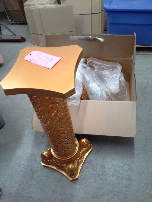 lot 309 image: Lot of (2) 33-inch Pedestals
