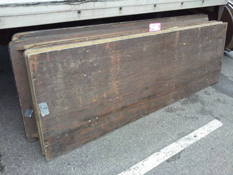 lot 225 image: Lot of (6) Folding Conference Tables