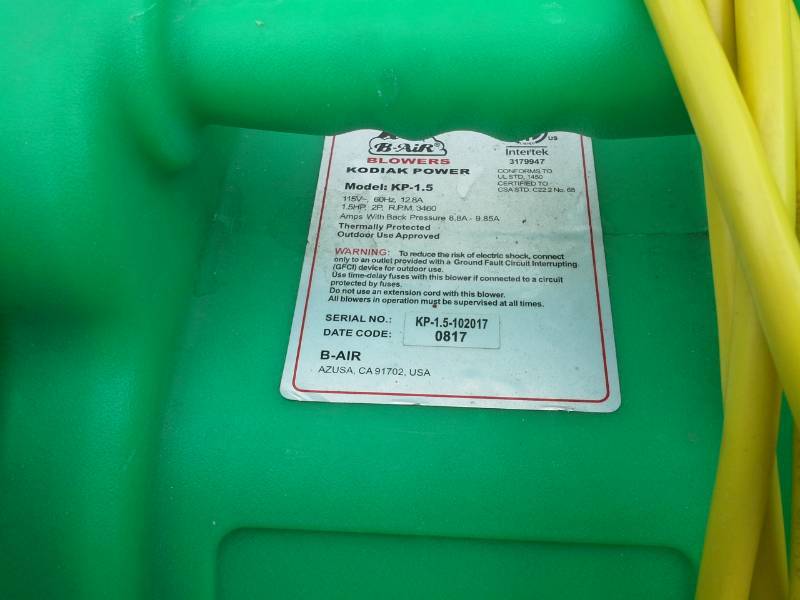 lot 231C image: B-Air Blowers Kodiak Power Blower