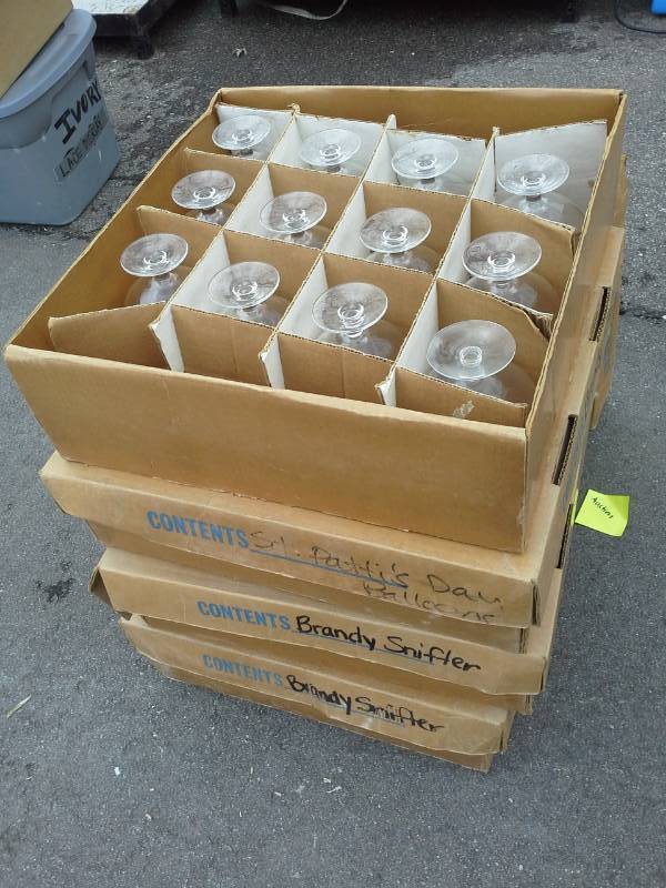 lot 274 image: Lot of (48) Stem Water Glasses