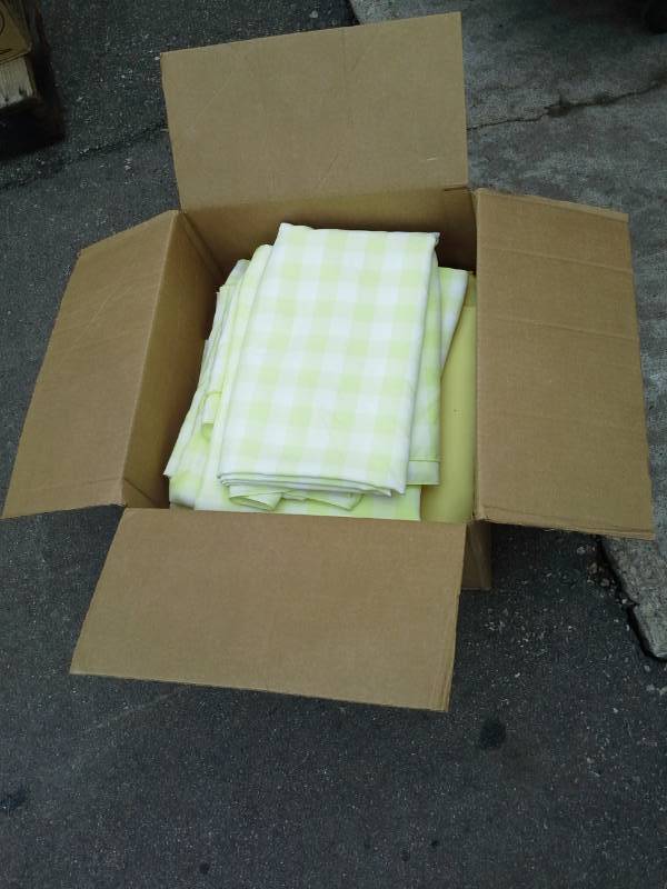lot 277 image: Lot of (11) Polyester Tablecloths