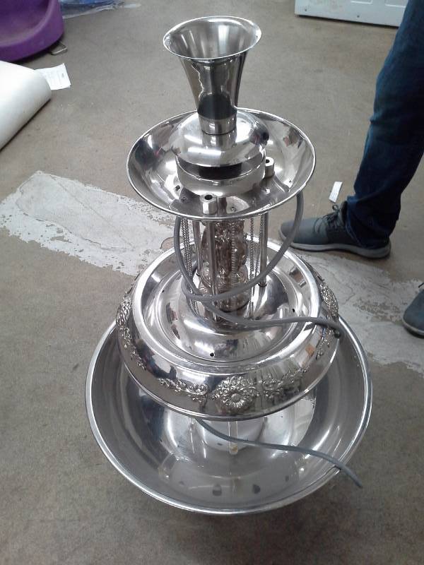 lot 297 image: Stainless Steel Champagne Fountain