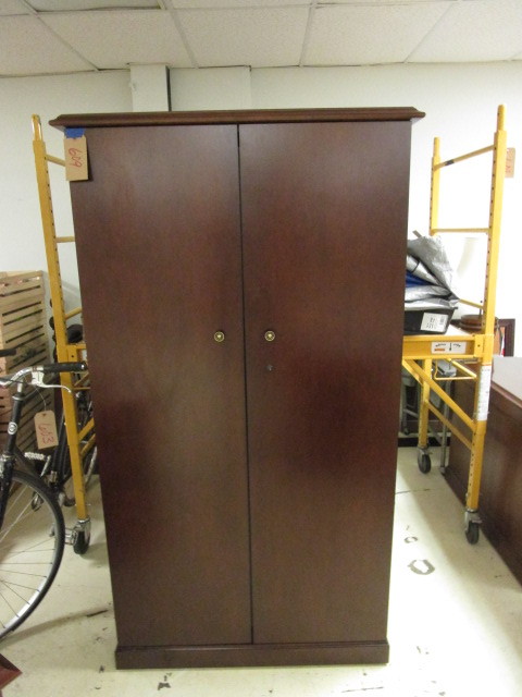 WOOD OFFICE CABINET