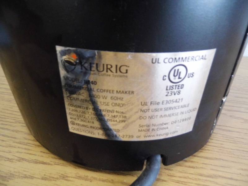 Keurig serial number best sale