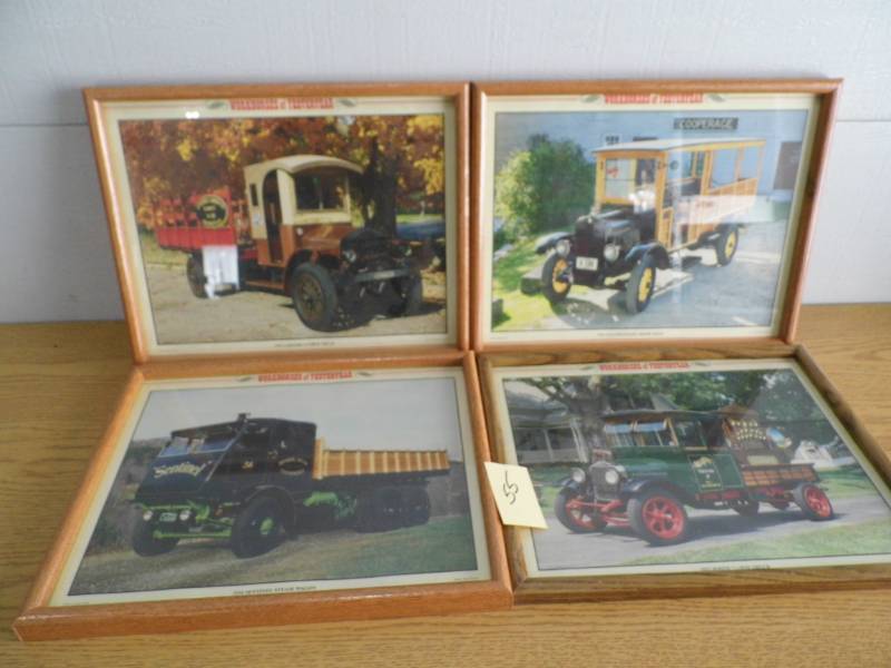 lot 55 image: Lot of 4 Framed Prints