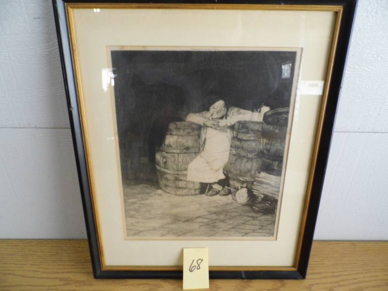 lot 68 image: Man with Barrels