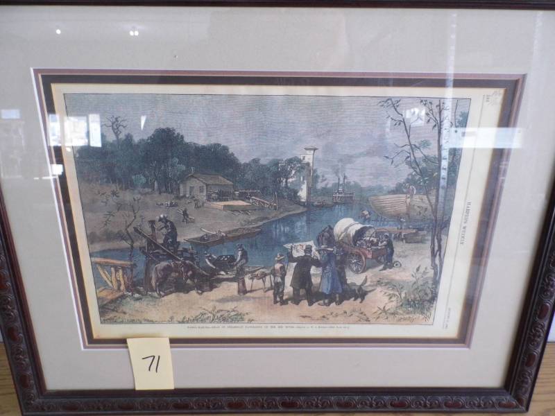 lot 71 image: Head of Steamboat Navigation on the Red River