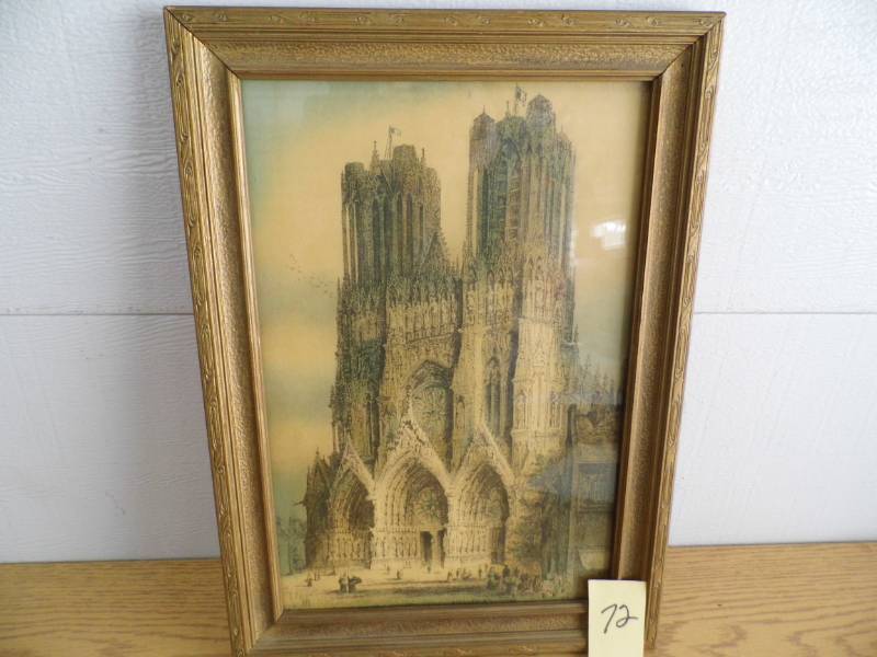 lot 72 image: Cathederal Lithograph