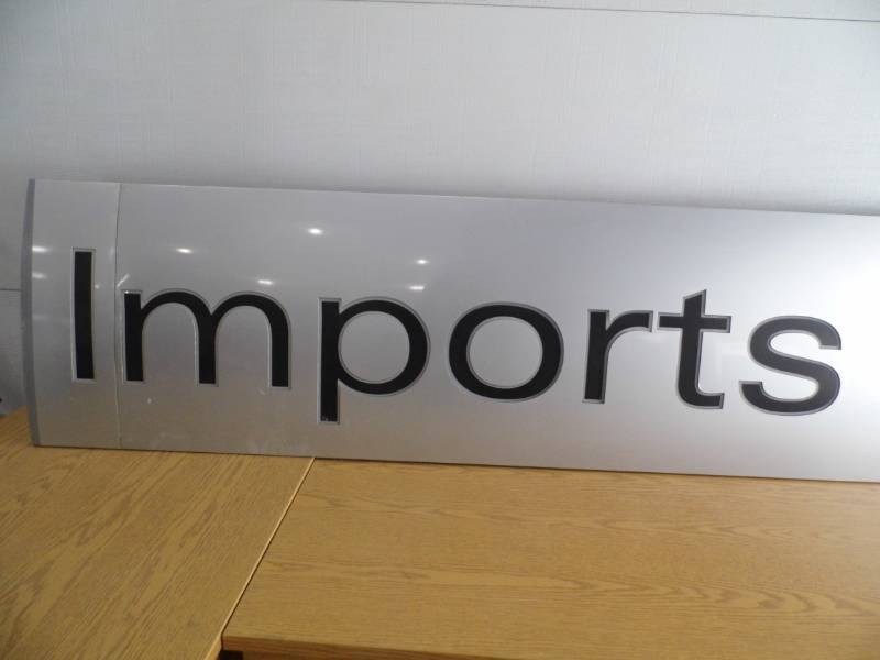 lot 139 image: Imports Sign