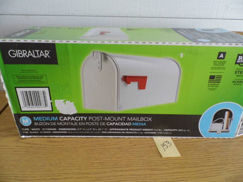 lot 153 image: New Mailbox