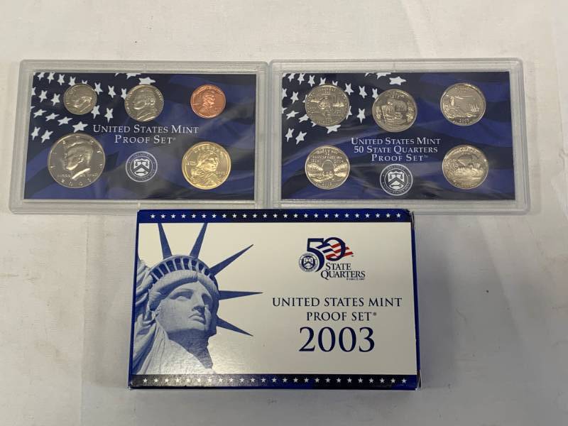 lot 20 image: 2003 United States Proof Set