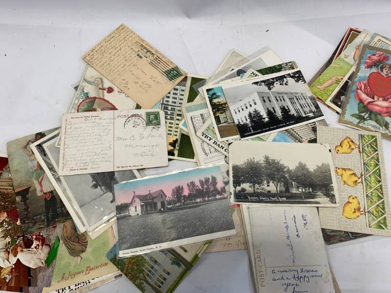 lot 55 image: Lot of 51 Vintage Early 1900s Postcards