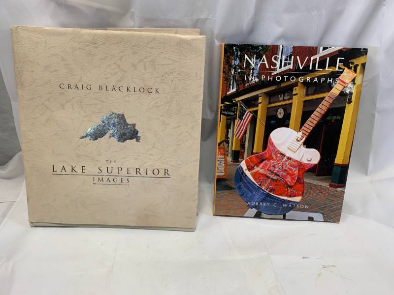 lot 60 image: Lake Superior Images & Nashville in Photographs Books