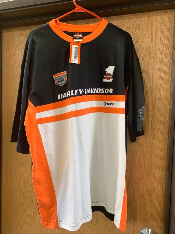 lot 62 image: New Harley Davidson Racing XXL Shirt