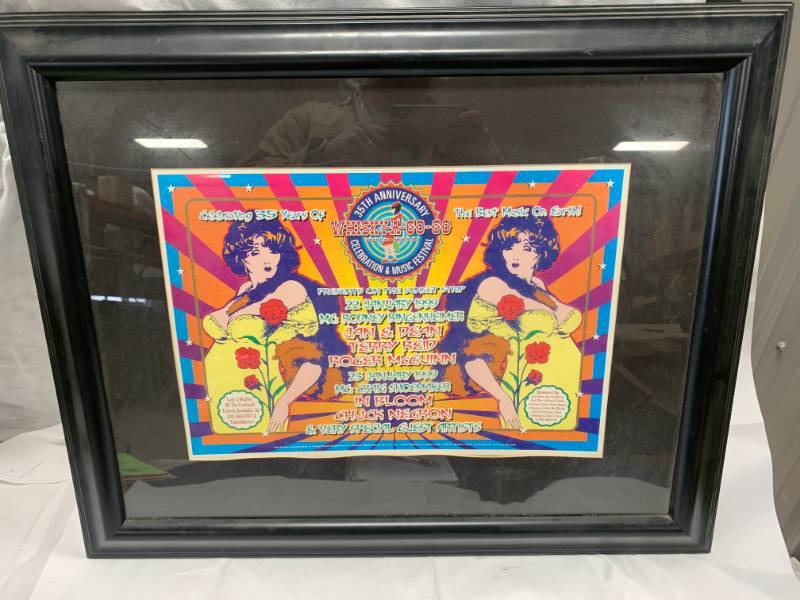 lot 78 image: Whiskey A Go Go 35th Anniversary Artwork 24 x 30
