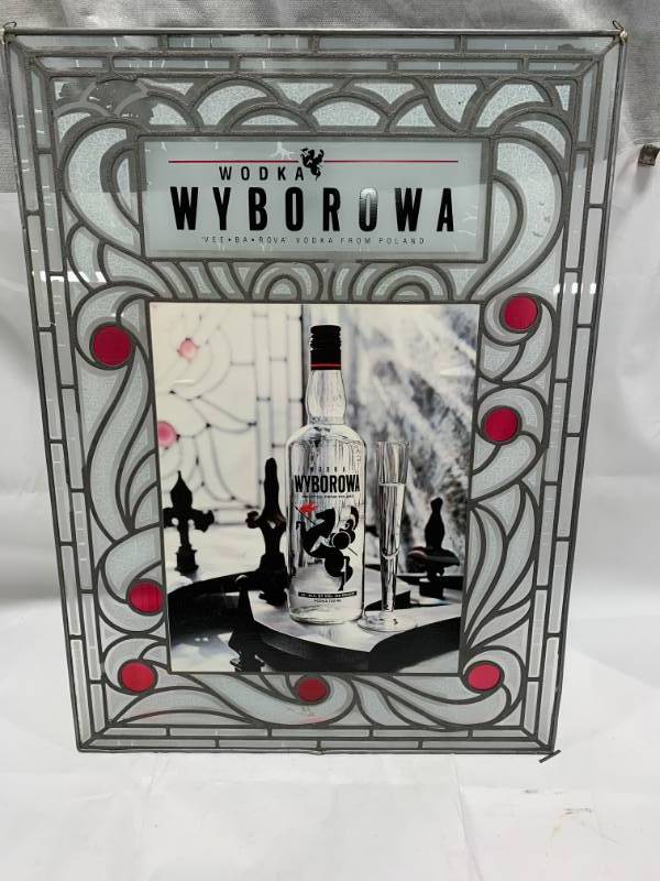 lot 79 image: Glass Polish Vodka Art 16 x 22