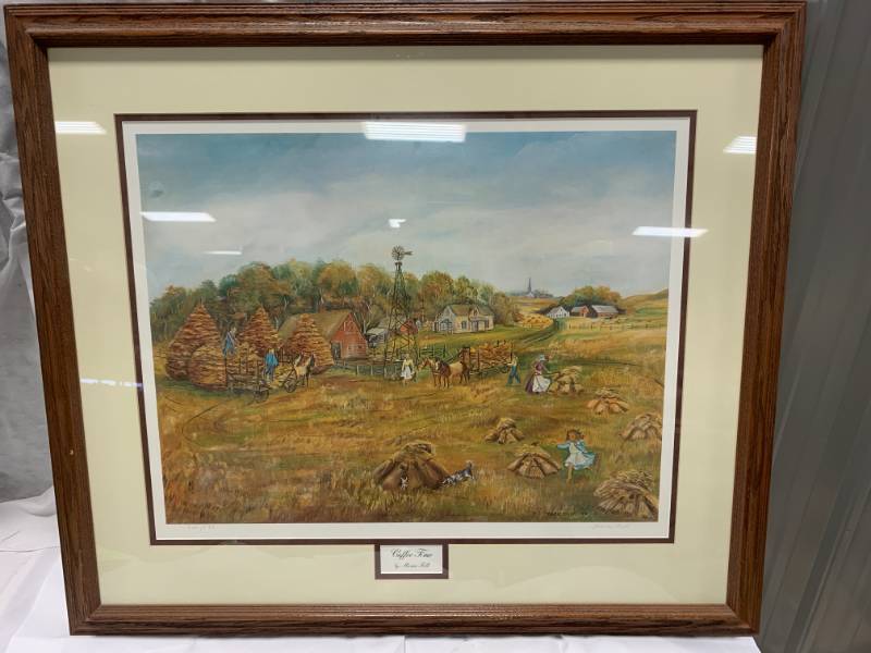 lot 82 image: Coffee Time Signed & Numbered 29 x 33