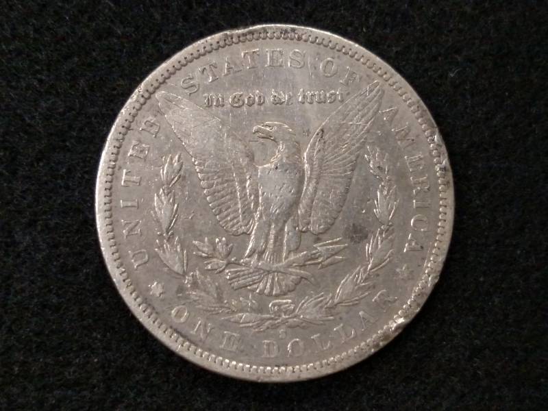 1879 S Rev 79 Morgan Silver Dollar...