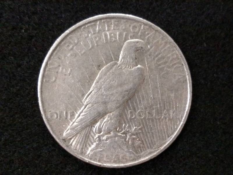 1927 D Peace Silver Dollar...