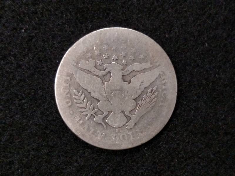 1898 S Barber Silver Half Dollar...