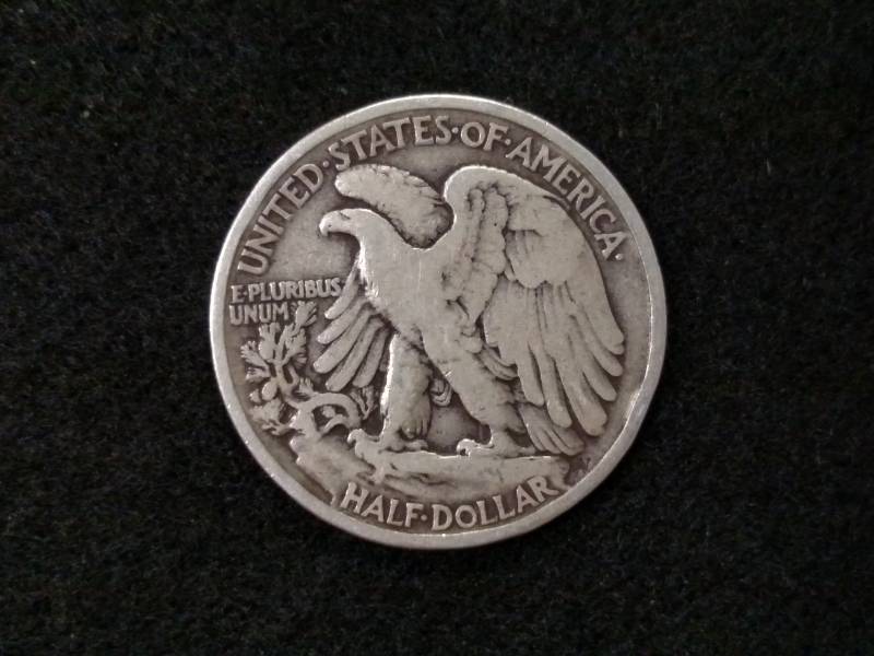1935 Walking Liberty Silver Half Do...