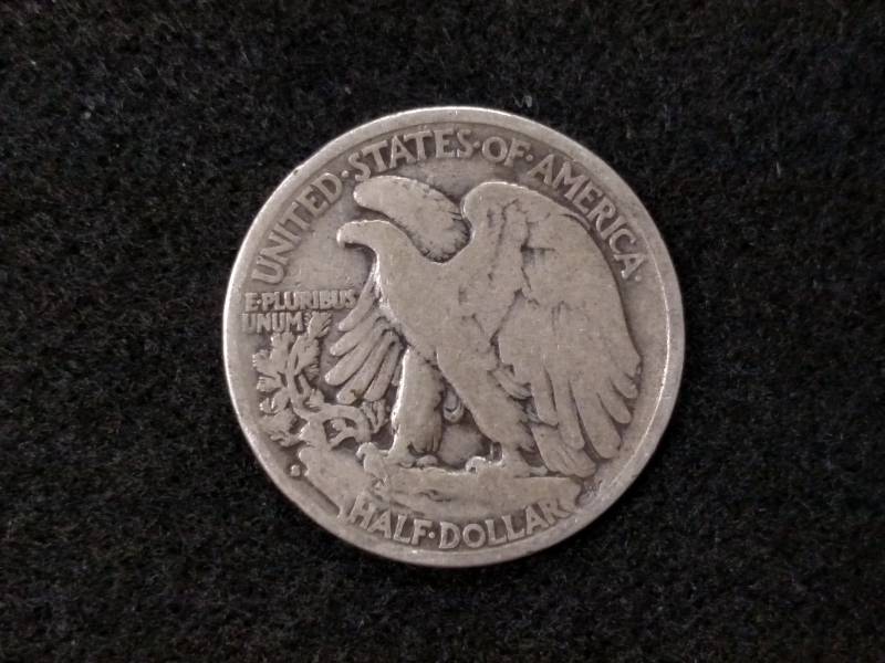1935 S Walking Liberty Silver Half ...