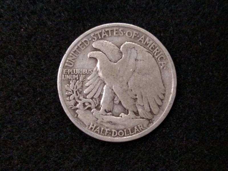 1937 S Walking Liberty Silver Half ...