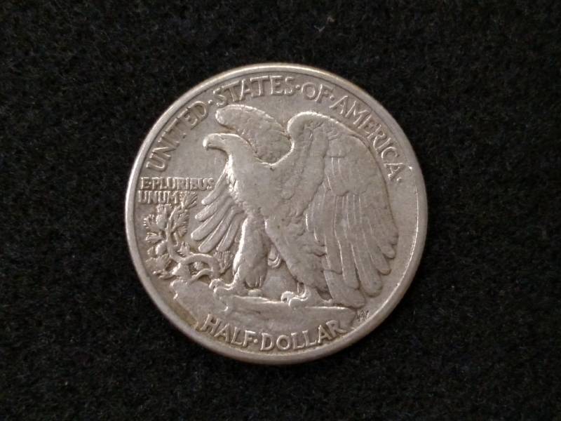1942 Walking Liberty Silver Half Do...