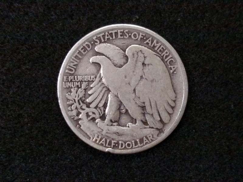 1942 D Walking Liberty Silver Half ...