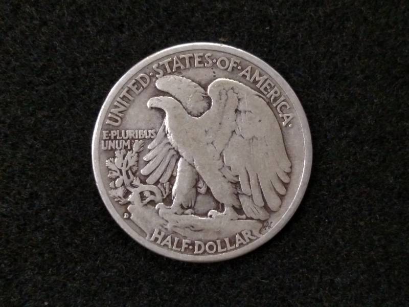 1943 D Walking Liberty Silver Half ...