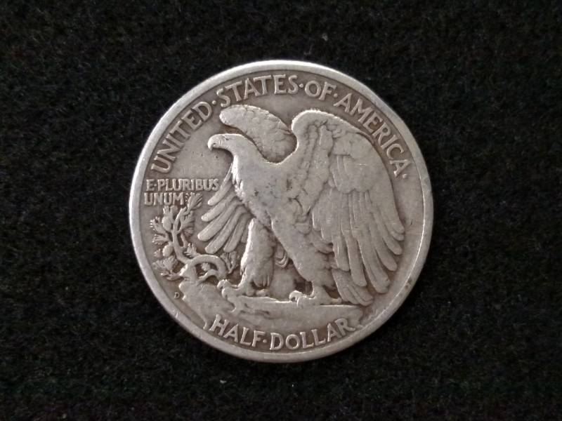 1944 D Walking Liberty Silver Half ...