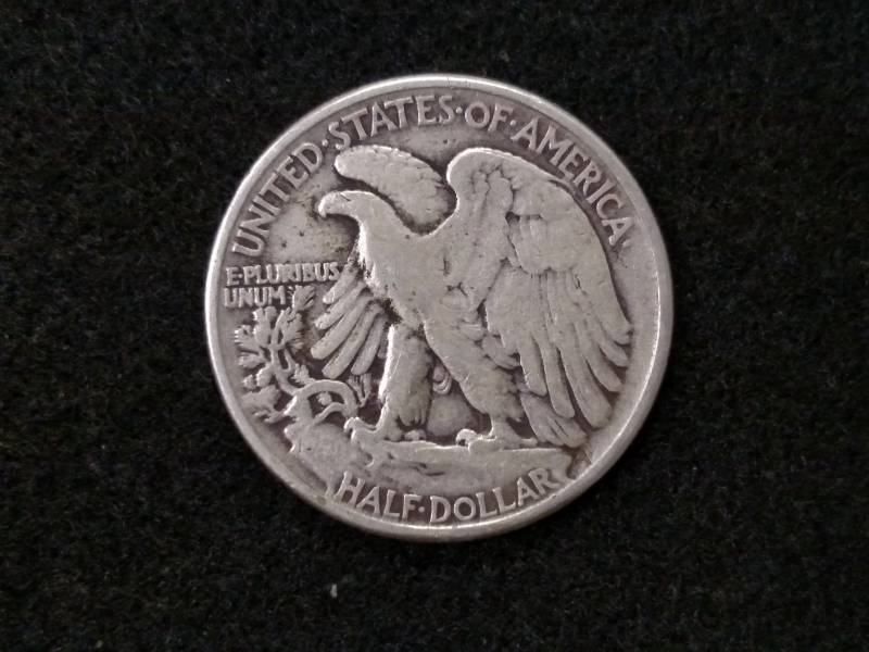 1945 Walking Liberty Silver Half Do...