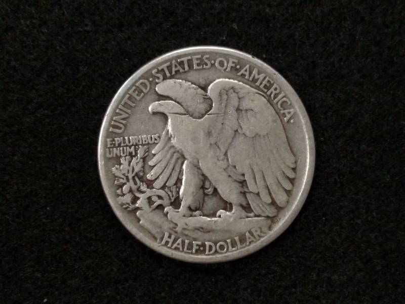1945 Walking Liberty Silver Half Do...