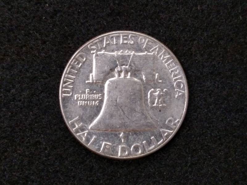 1954 Franklin Silver Half Dollar...