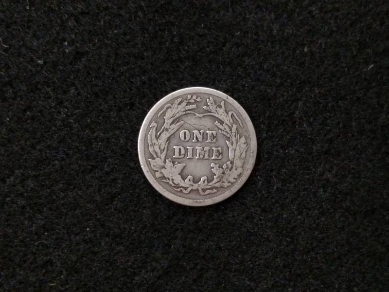 1911 Barber Silver Dime...