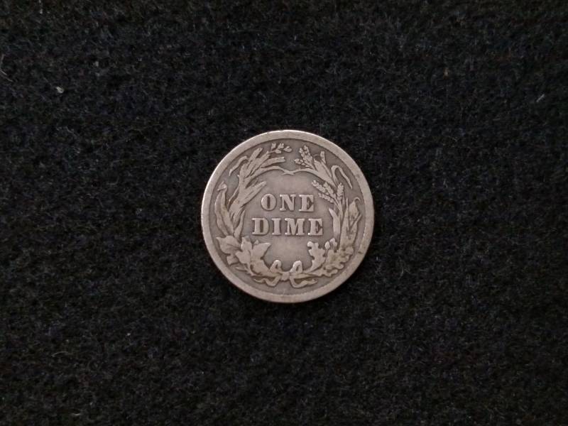 1913 Barber Silver Dime...