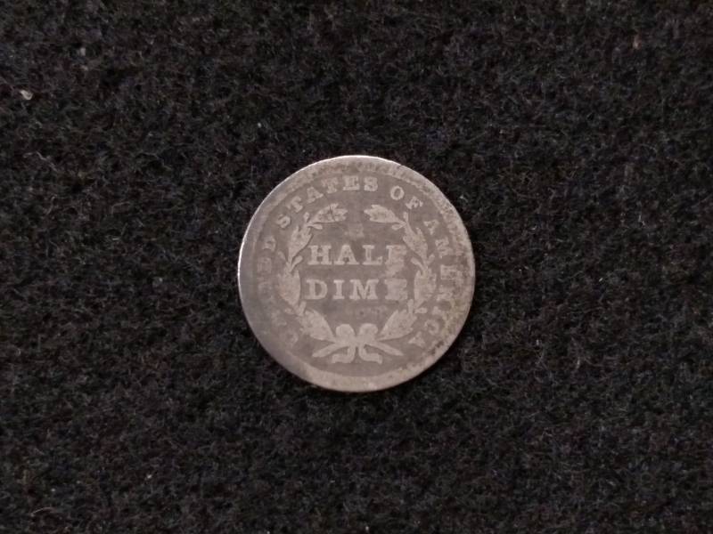1838 Seated Liberty Silver Half Dim...