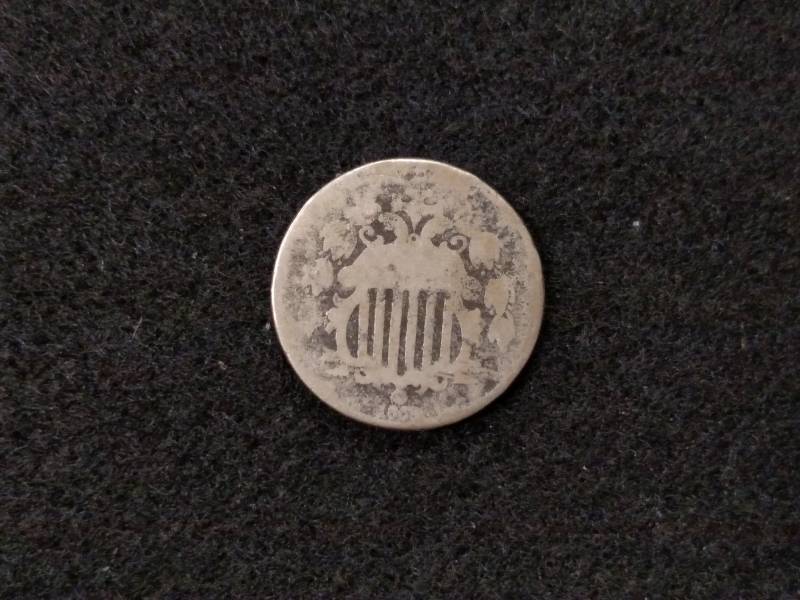 1868 Sheild Nickel...