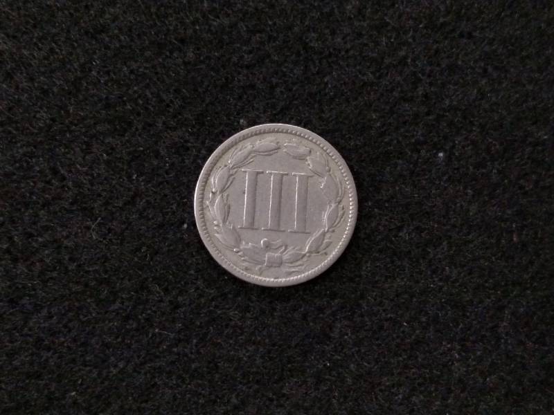 1873 Three Cent Nickel...