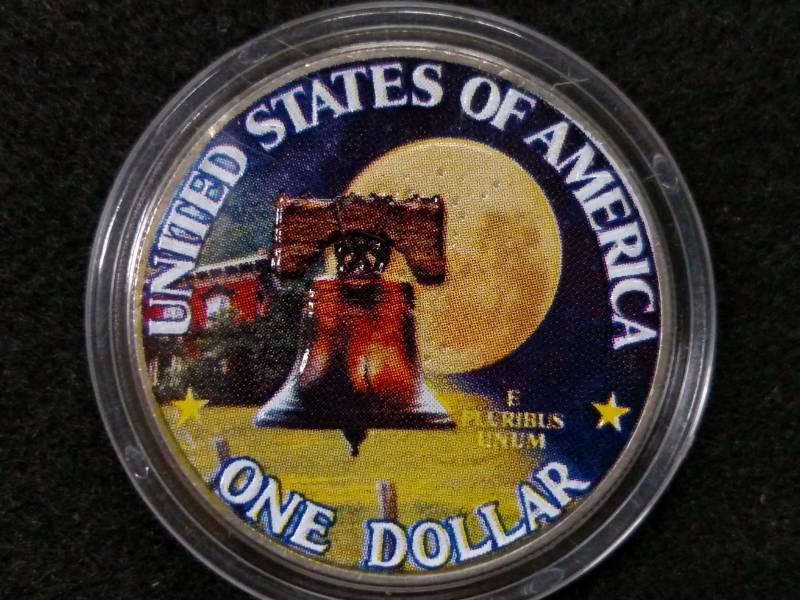 1976 Bicentennial Painted Eisenhowe...