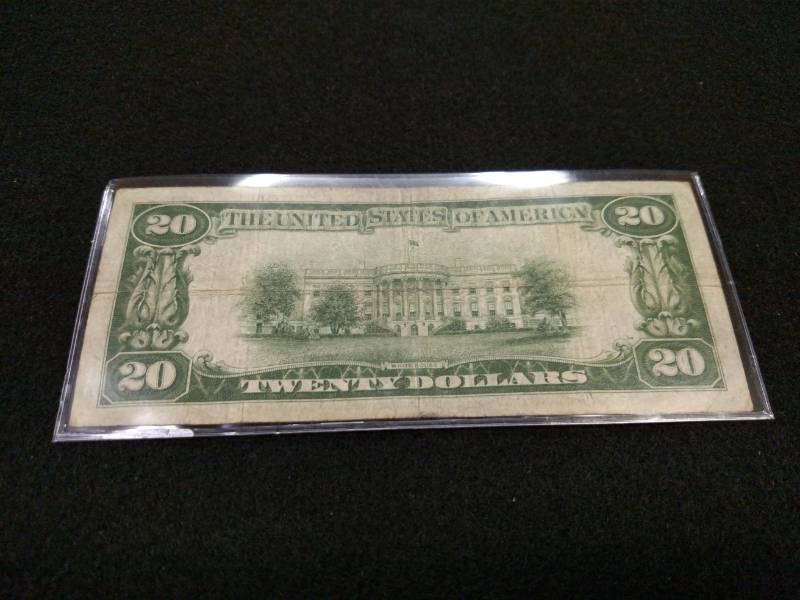 1928 B Twenty Dollars Federal Reser...